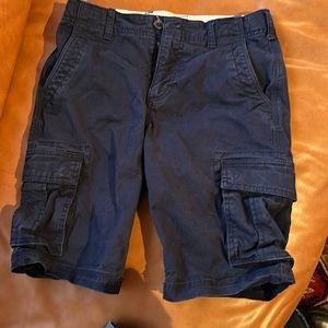 Gap cargo shorts size 14, navy